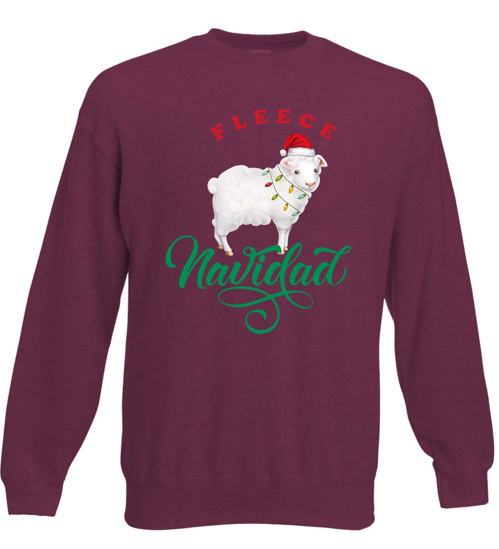 Fleece 2024 navidad jumper